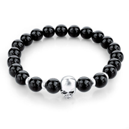 Azulera Skull II Gloss Black Bracelet